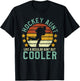 Hockey Aunt | Funny Female Ice Hockey Player & Fan Gift T-Shirt - T-Shirt | Black