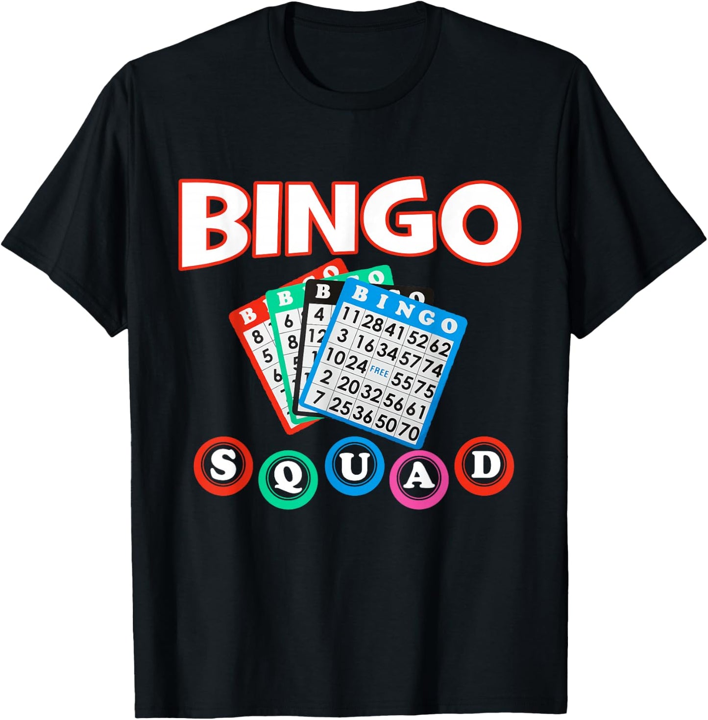 Bingo Squad Shirt & men T-Shirt - T-Shirt | Black