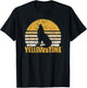 Vintage Yellowstone National Park Wolf Retro Graphic T-Shirt - T-Shirt | Black