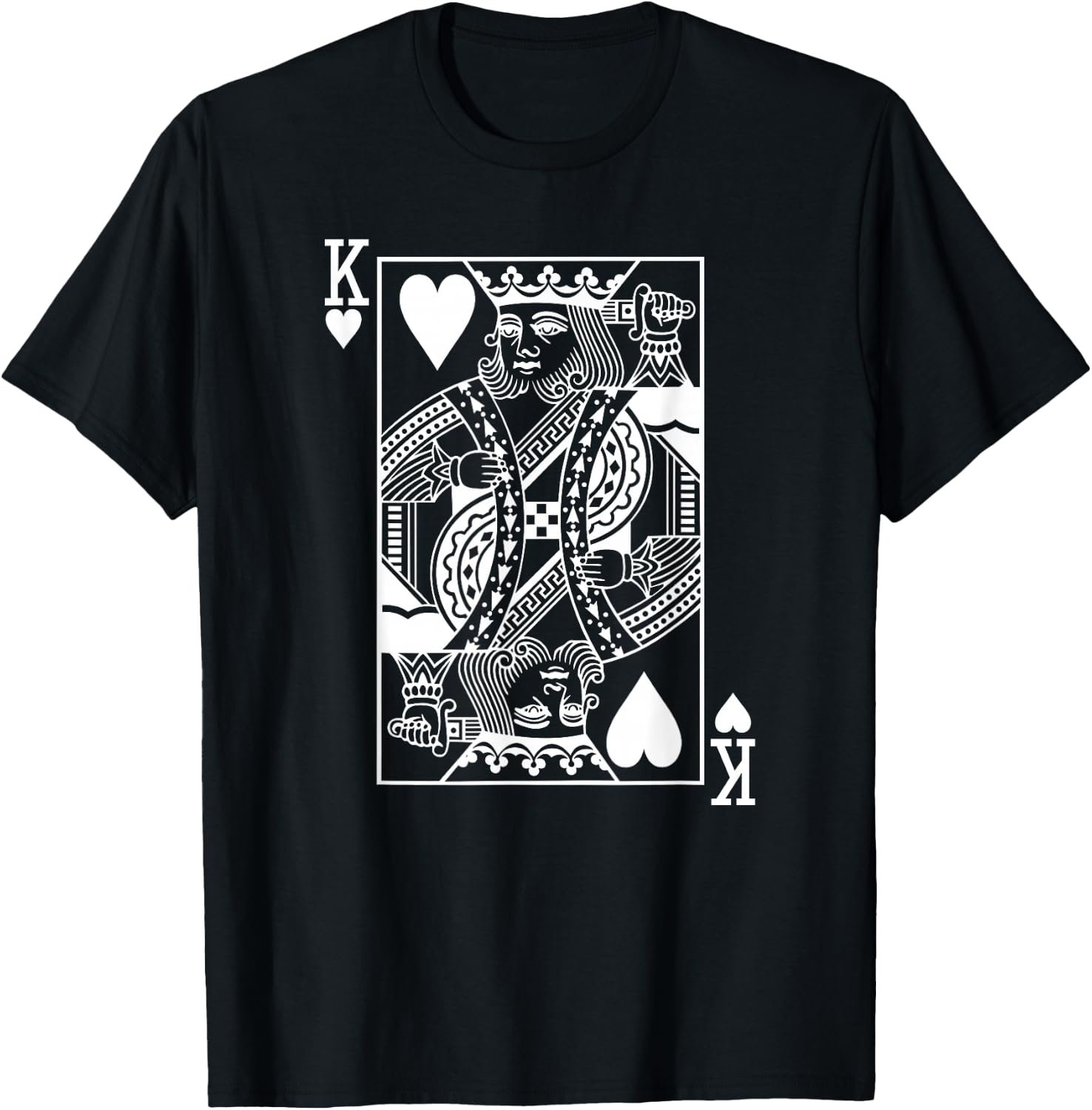 The Original King of Hearts Classic (Suicide King) T-Shirt - T-Shirt | Black
