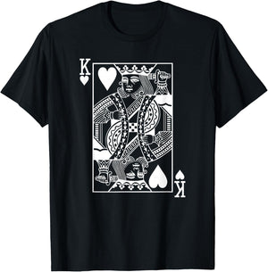 The Original King of Hearts Classic (Suicide King) T-Shirt - T-Shirt | Black