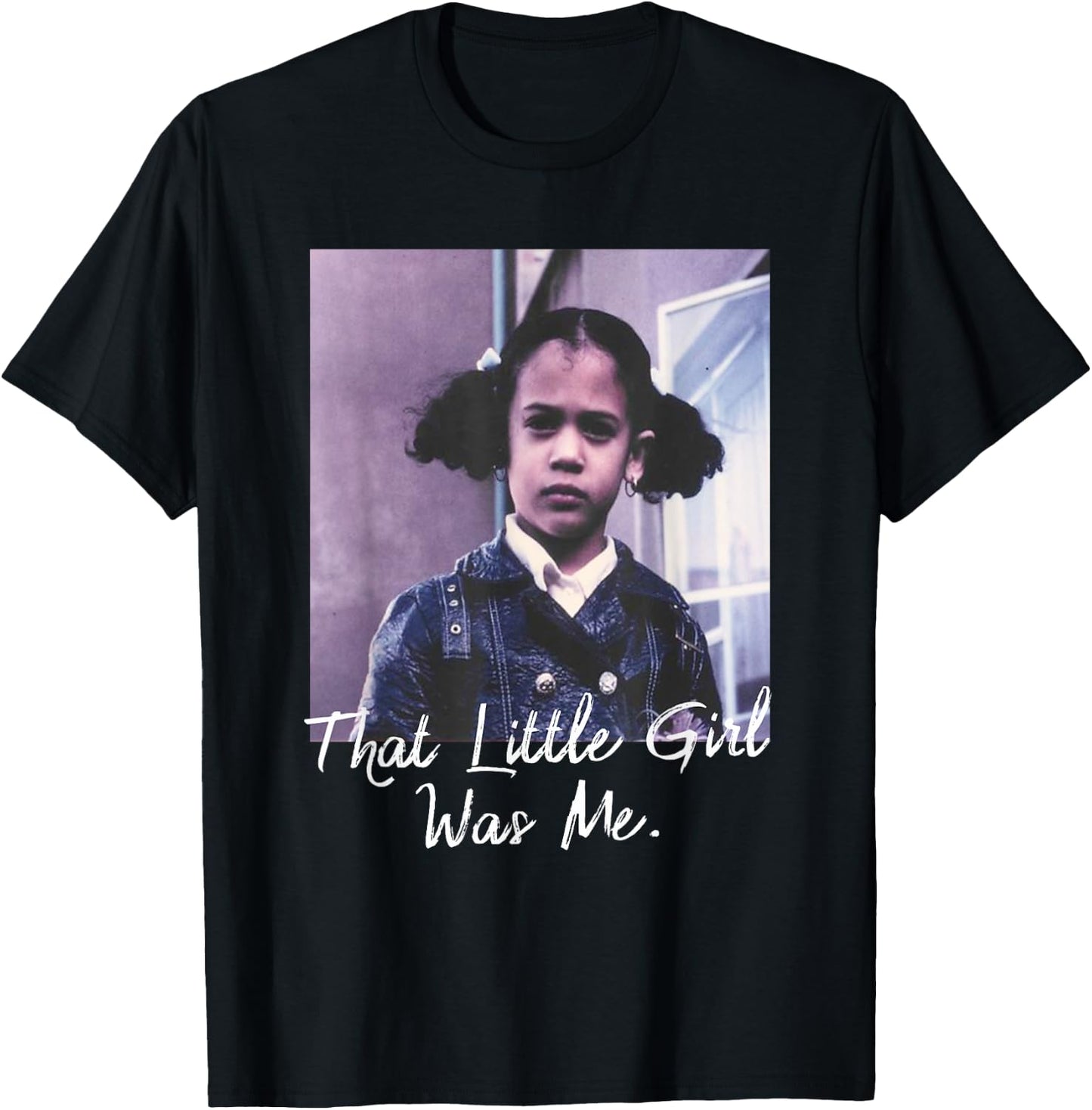 That Little Girl Was Me Kamala Harris For President 2024 T-Shirt - T-Shirt | Black