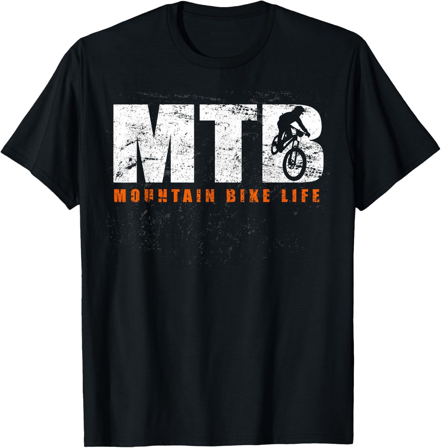 Mountain Bike Life Shirt - Vintage MTB T Shirt T-Shirt - T-Shirt | Black