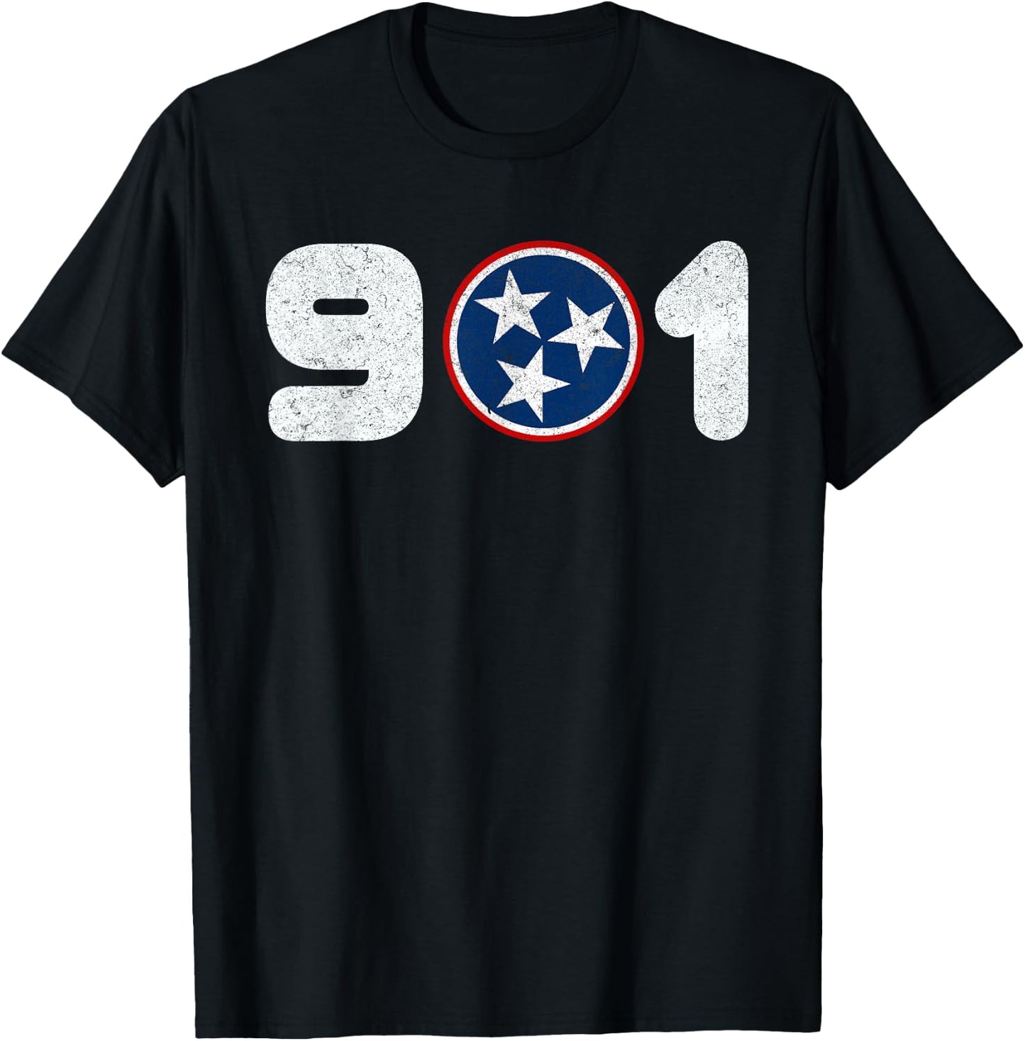 901 Tennessee Flag T-Shirt - T-Shirt | Black