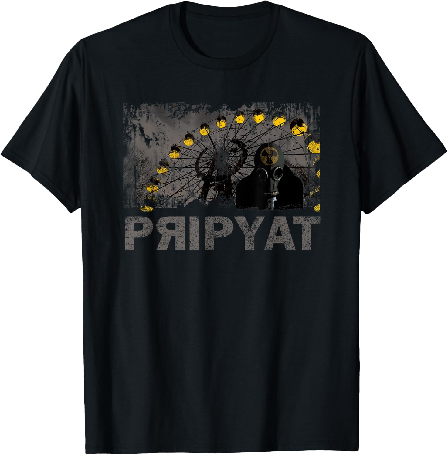 Chernobyl Pripyat Radioactive Symbol T-Shirt - T-Shirt | Black