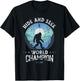 Bigfoot Shirt Hide and Seek, Bigfoot Hide and Seek Champion T-Shirt - T-Shirt | Black