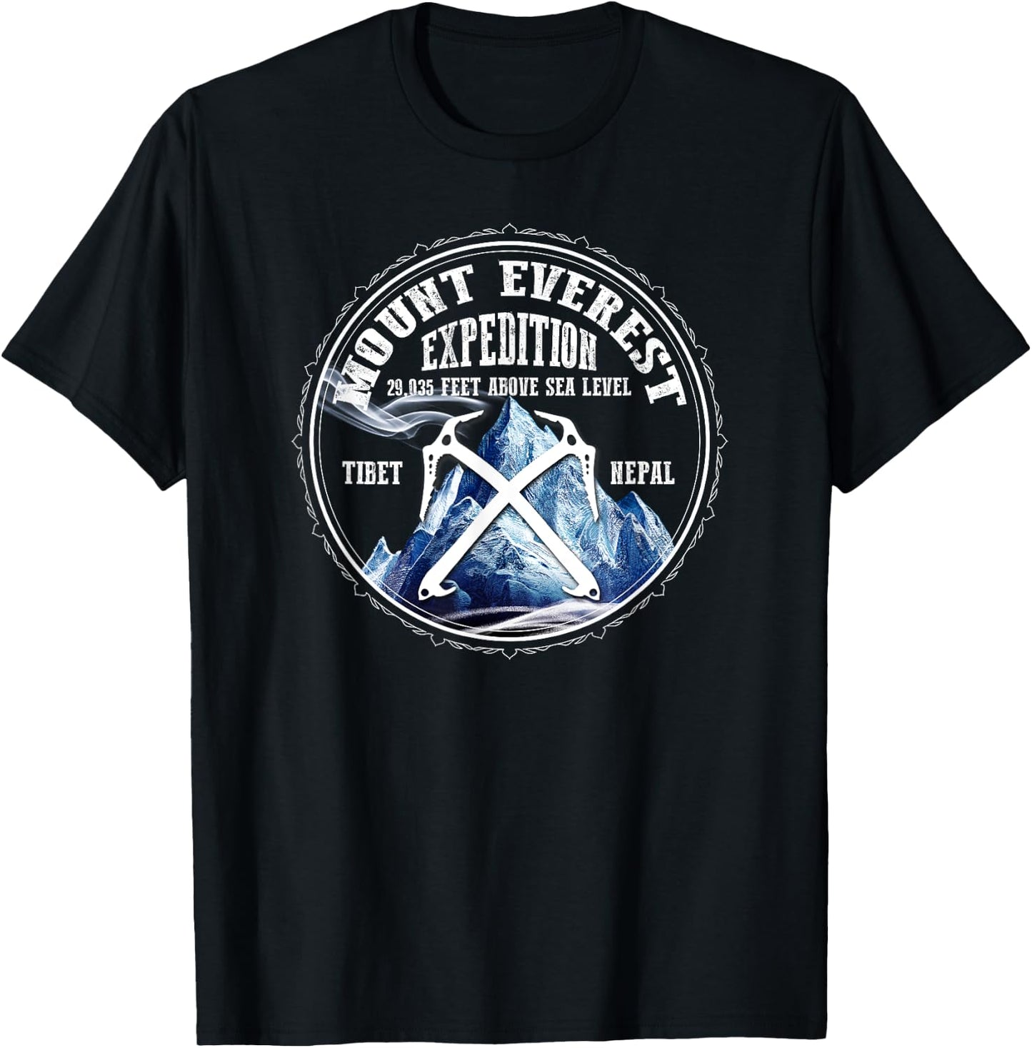 The Official "Mount Everest Expedition" Mt Everest T-Shirt - T-Shirt | Black