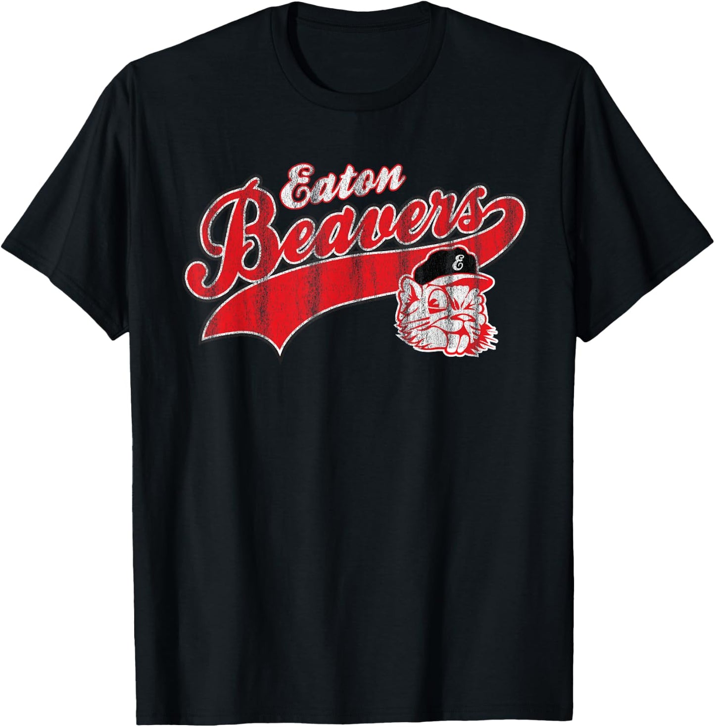 Eaton Beavers funny T-Shirt - T-Shirt | Black