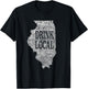 Drink local craft beer Illinois T-Shirt - T-Shirt | Black