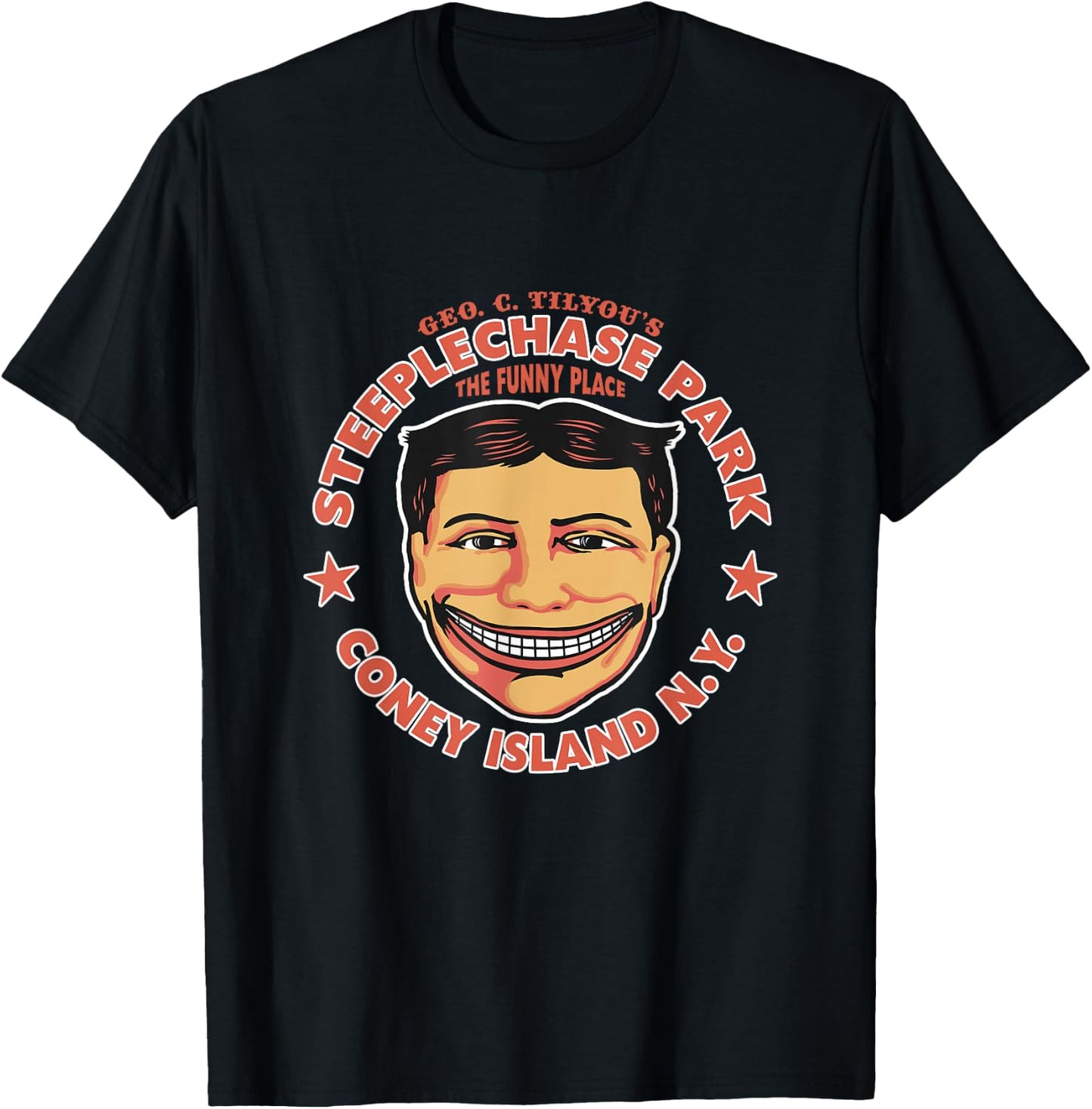 Steeplechase Park Coney Island Amusement Park T-Shirt - T-Shirt | Black