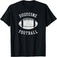 Duquesne Football Distressed Vintage 80's Throwback Classic T-Shirt - T-Shirt | Black