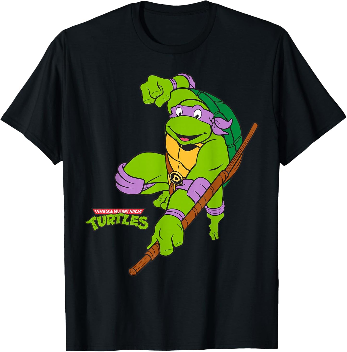 Teenage Mutant Ninja Turtles Donatello Action T-Shirt - T-Shirt | Black
