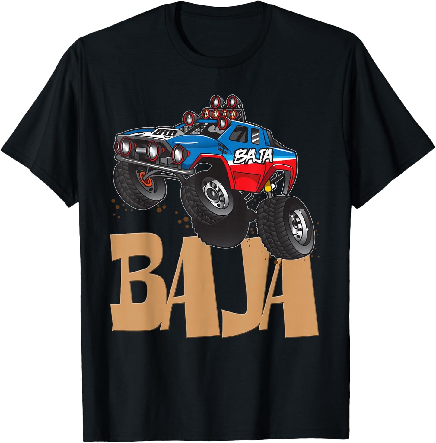 Baja Racing Baja Truck T-Shirt - T-Shirt | Black