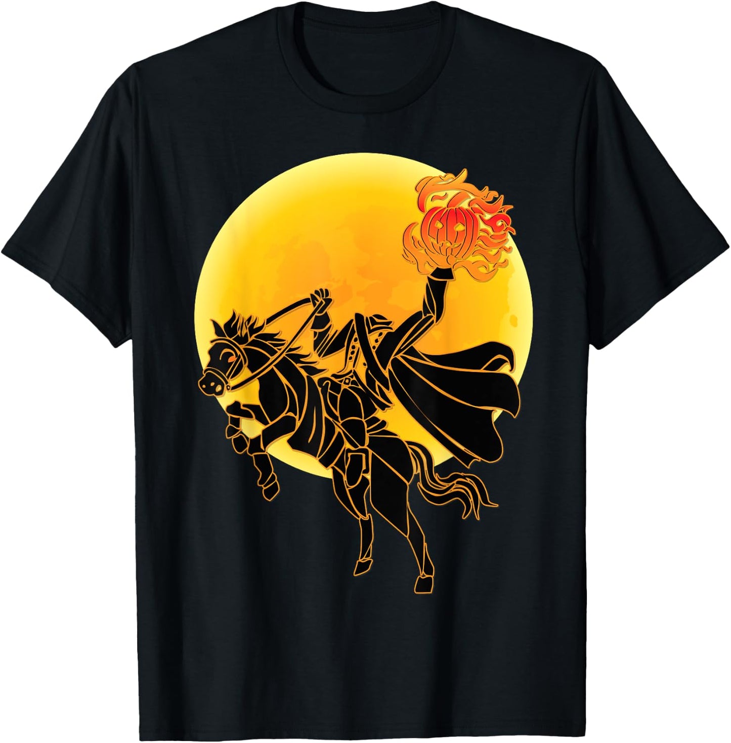 Headless Horseman Full Moon T-Shirt - T-Shirt | Black