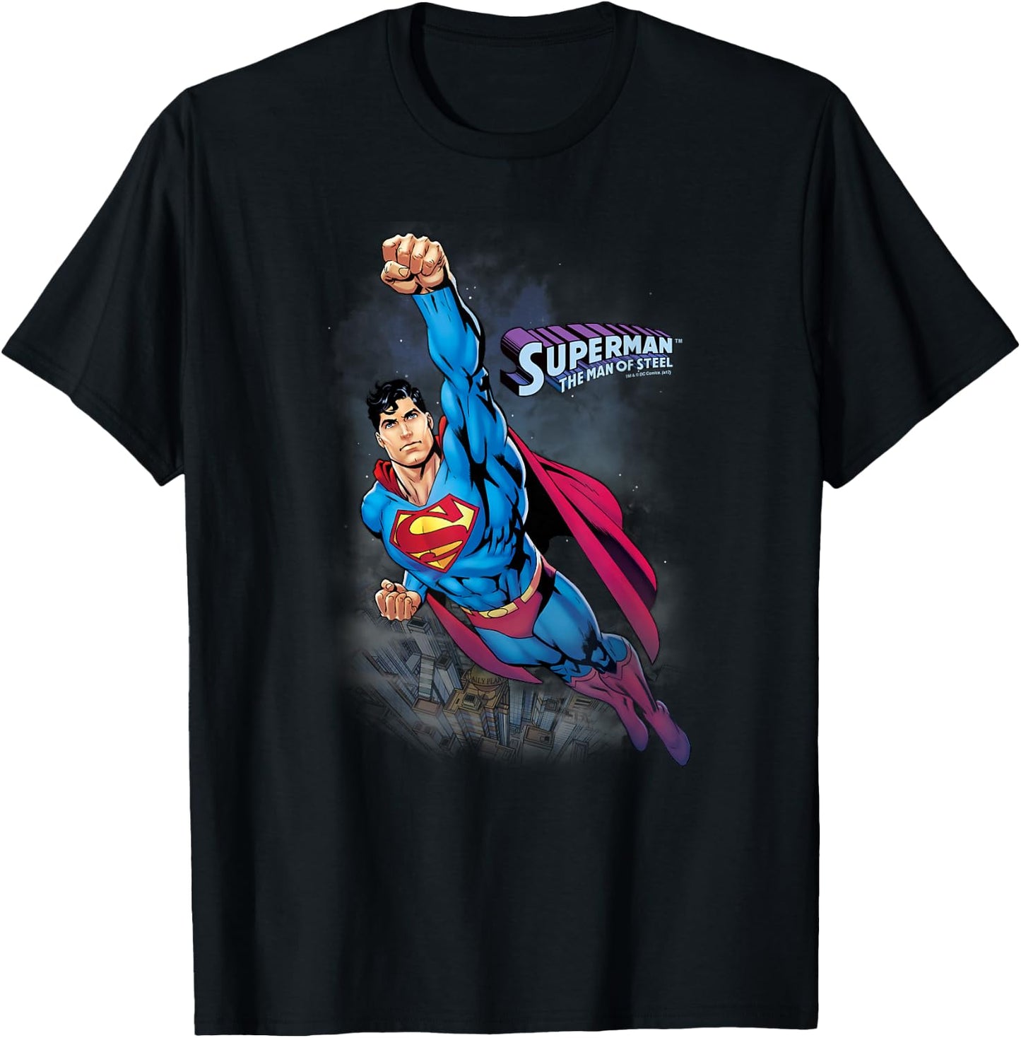 Superman Twilight Flight T-Shirt - T-Shirt | Black