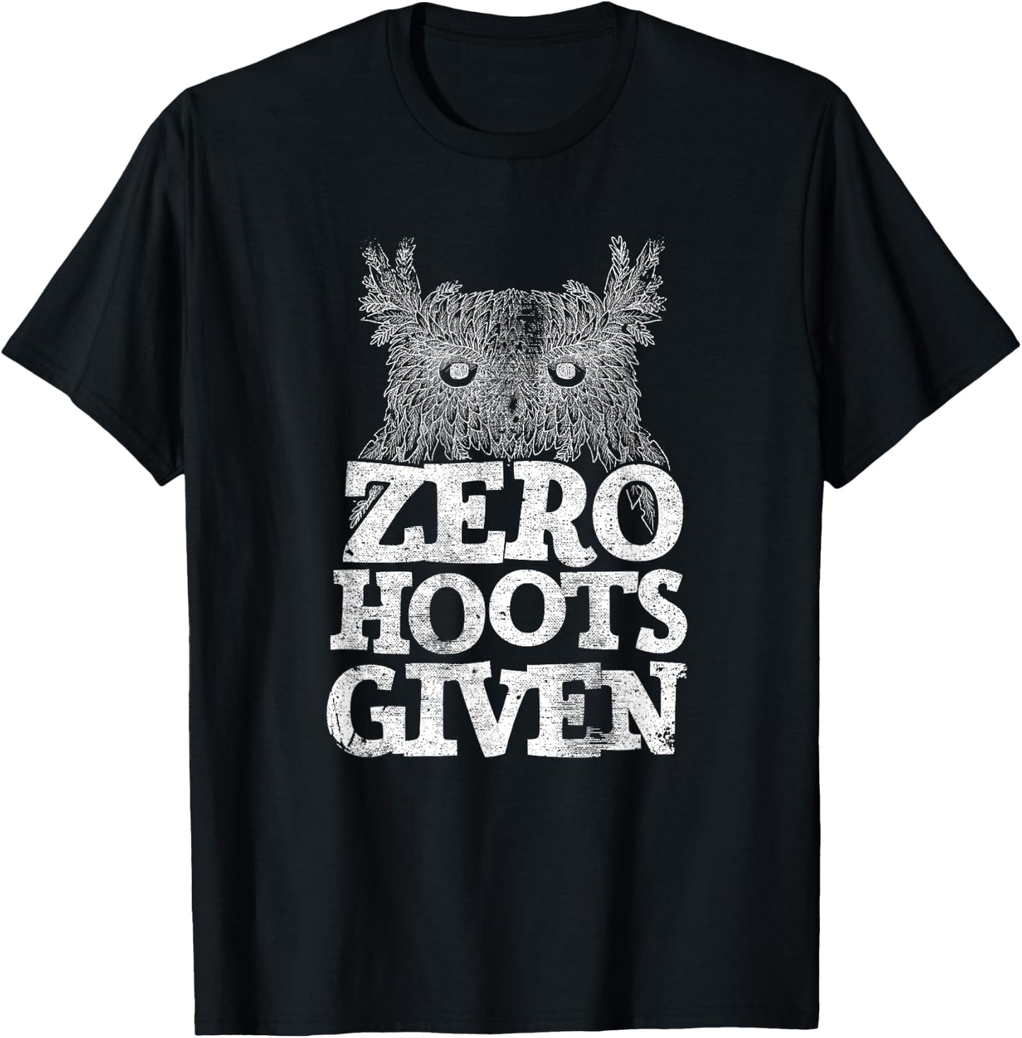Zero Hoots Given T-Shirt - T-Shirt | Black