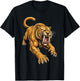 Saber Tooth Tiger Smilodon Animal T-Shirt - T-Shirt | Black