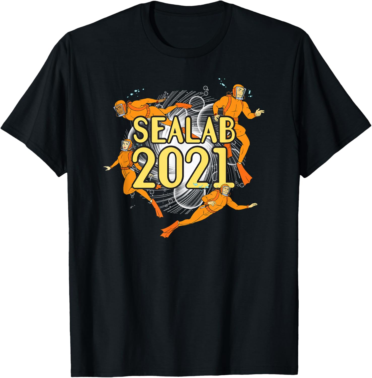 Sealab 2021 Suit Up T-Shirt - T-Shirt | Black