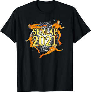 Sealab 2021 Suit Up T-Shirt - T-Shirt | Black