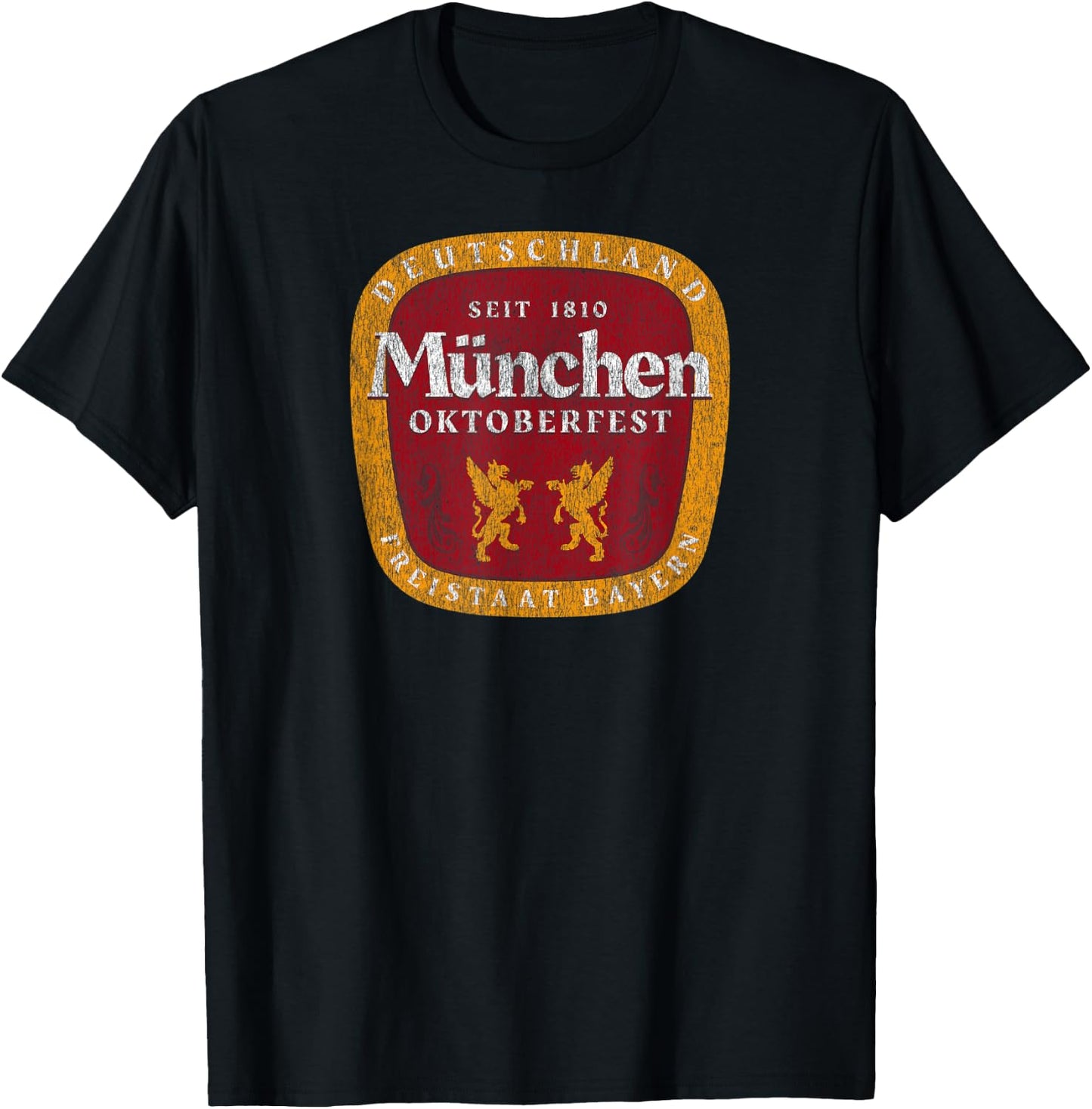 Oktoberfest Deutschland German Beer Festival Shirt T-Shirt - T-Shirt | Black