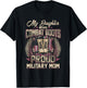 My Daughter Wears Combat Boots Proud Military Mom T-Shirt - T-Shirt | Black