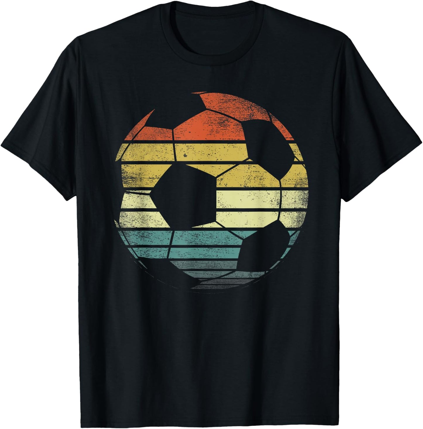 Soccer Player Gifts Funny Ball Retro Vintage Style Coach T-Shirt - T-Shirt | Black