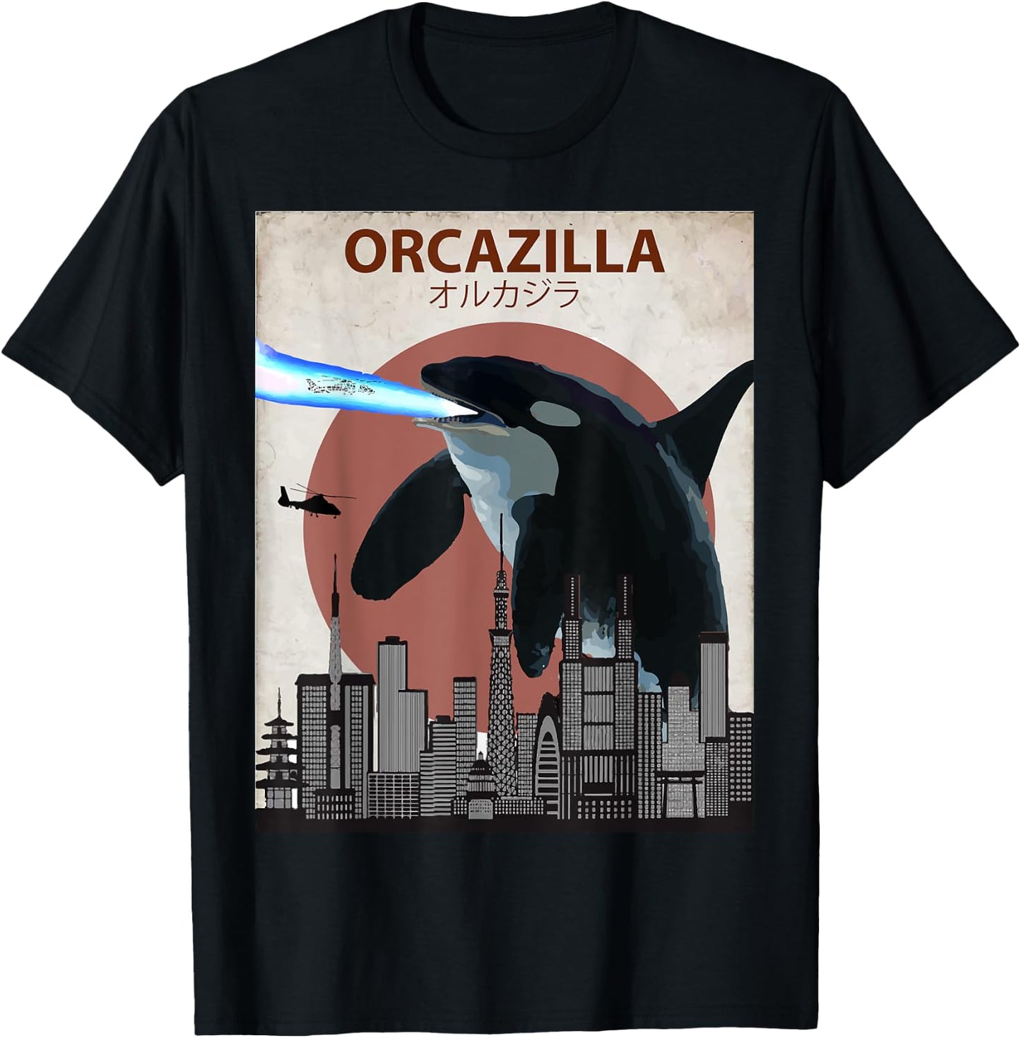Funny Killer Whale | Orca Lovers Gift T-Shirt - T-Shirt | Black