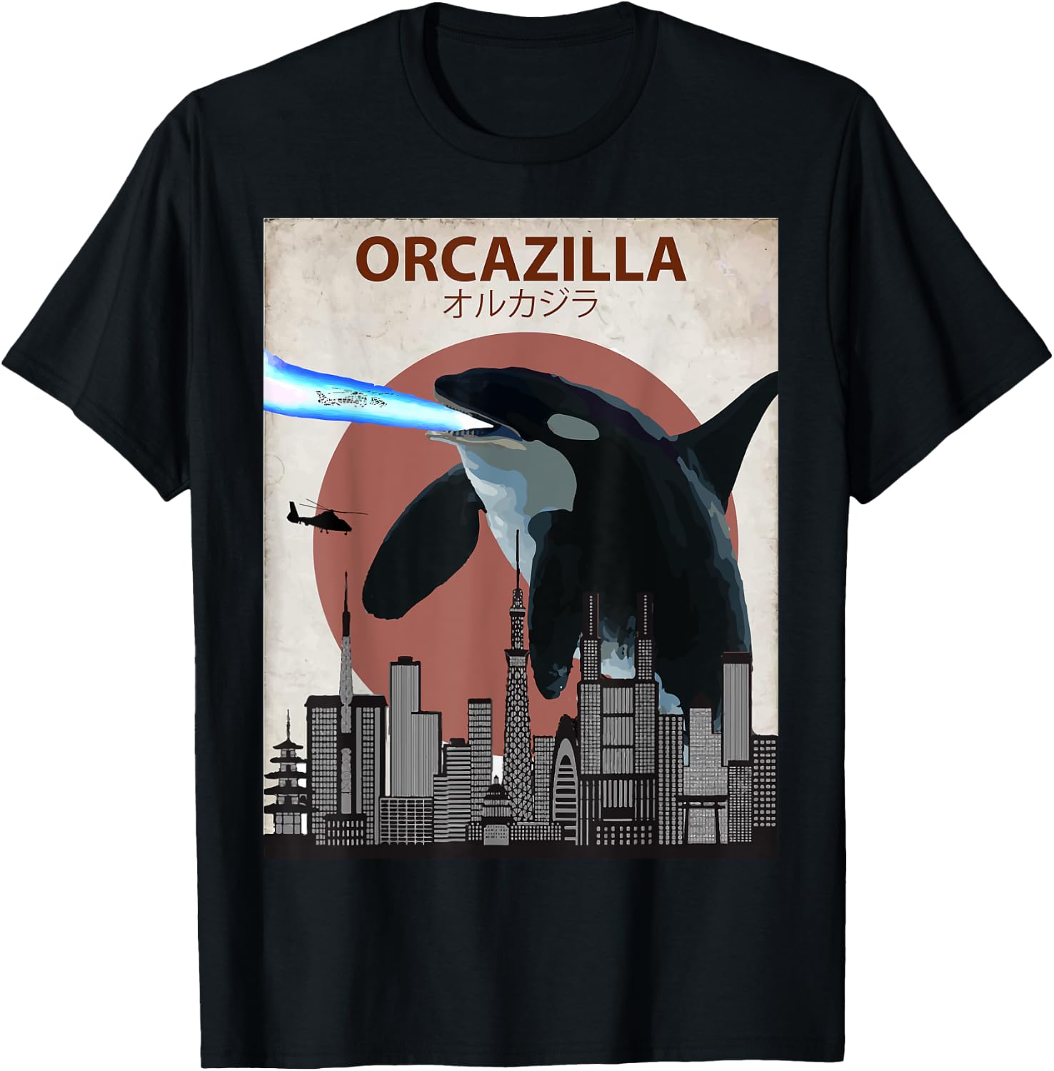 Funny Killer Whale | Orca Lovers Gift T-Shirt - T-Shirt | Black