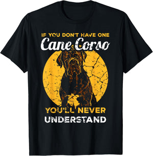 Cane Corso Italian Mastiff Head Dog Pet Men Women T-Shirt - T-Shirt | Black