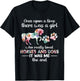 Once Upon A Time There Was Girl Who Loved Horse And Dog T-Shirt - T-Shirt | Black