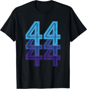 44 T Shirt 44th Birthday Sports Team Year Age T-Shirt - T-Shirt | Black