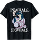 420 Day T Shirt Killer Whale Orca Shark Smoking Weed Gift T-Shirt - T-Shirt | Black