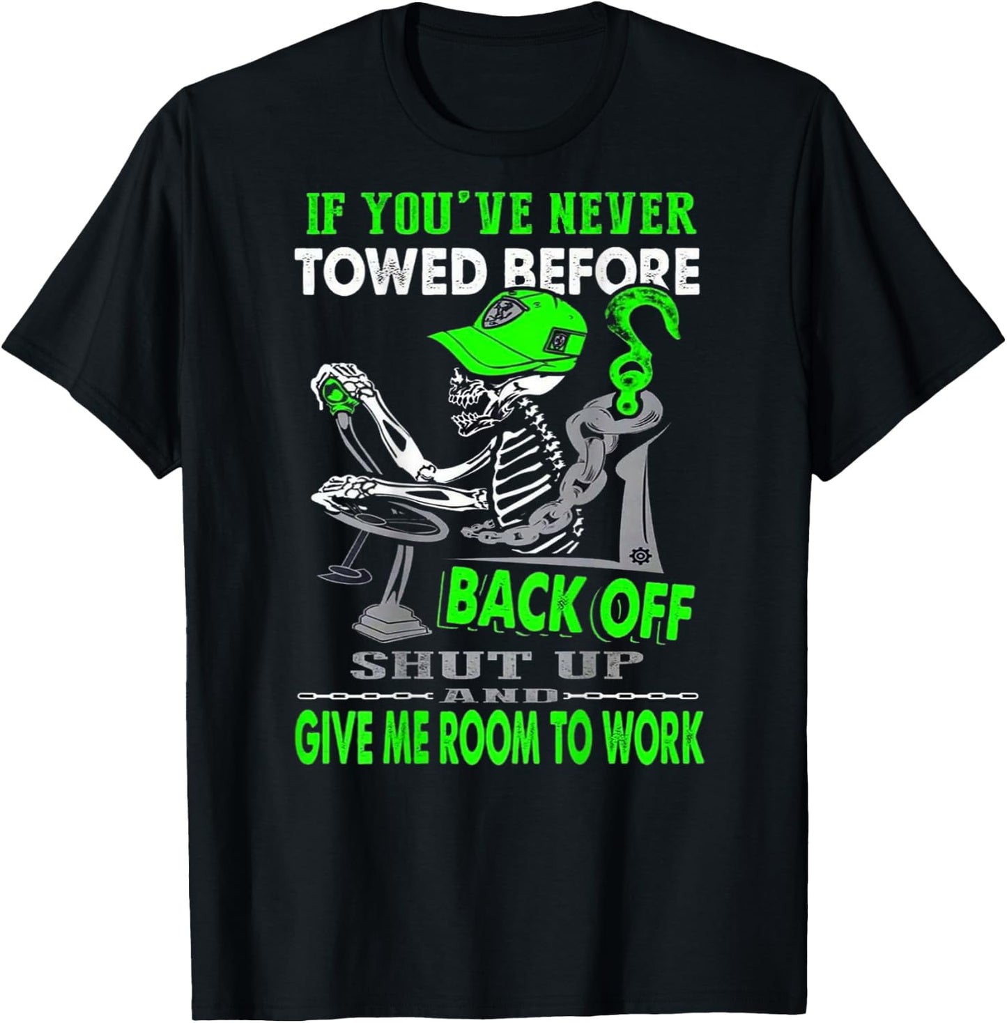 Proud Tow Truck Operator T-Shirt - T-Shirt | Black