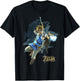 Legend Of Zelda Breath Of The Wild Link Archer Jump Shot C1 T-Shirt - T-Shirt | Black