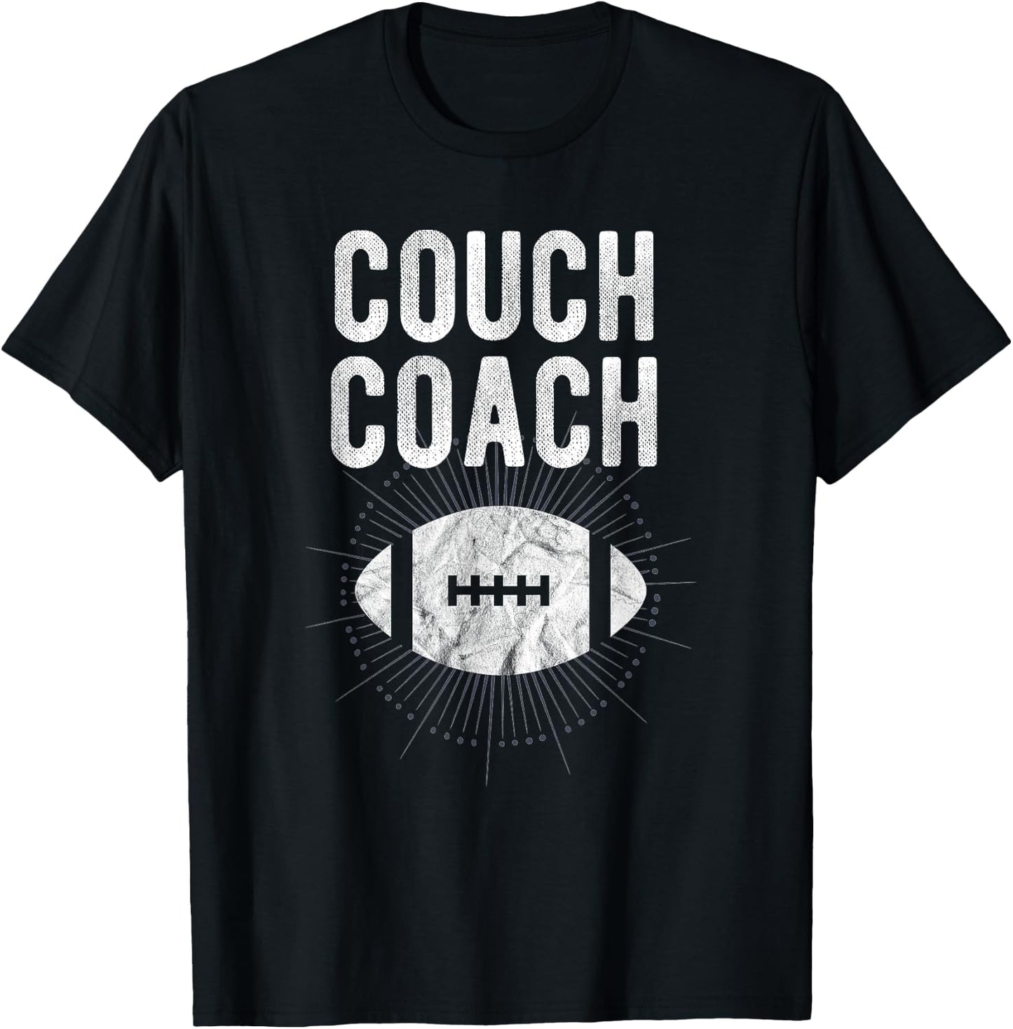 Couch Coach Football T-Shirt - T-Shirt | Black