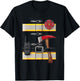 Firefighter Costume Fireman Uniform Axe Radio Halloween T-Shirt - T-Shirt | Black