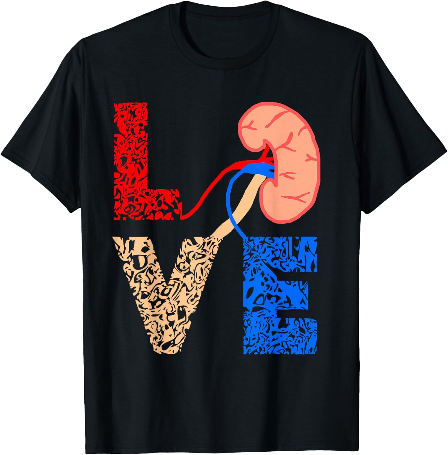 Kidney Organ Donation Dialysis Patient Nephrology Urology T-Shirt - T-Shirt | Black