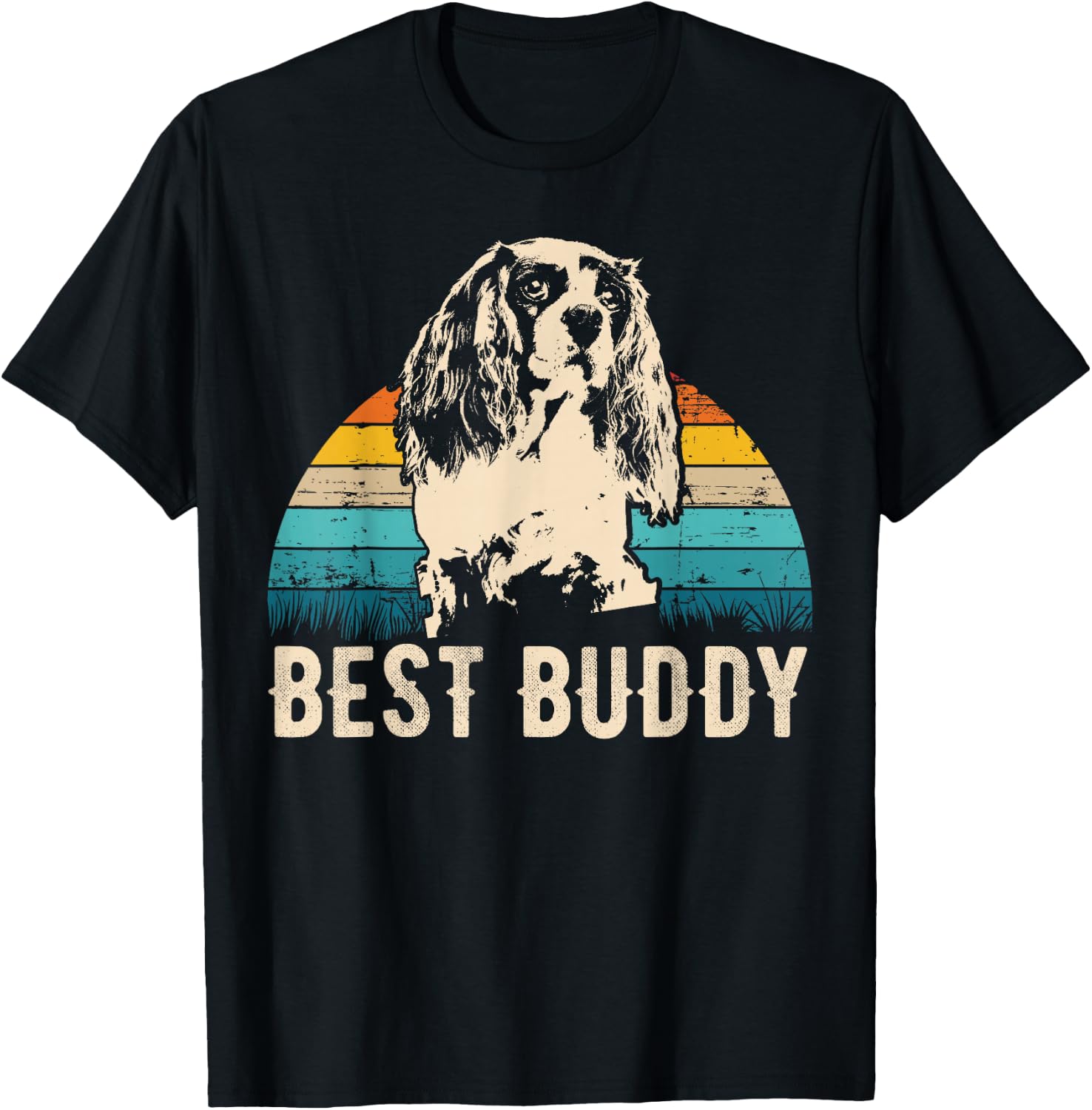 Cavalier King Charles Spaniel Cavie T-Shirt - T-Shirt | Black