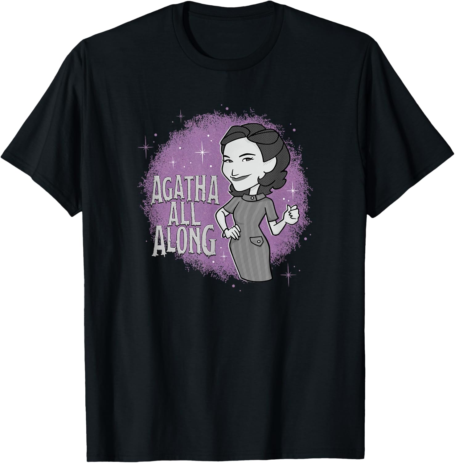 Marvel WandaVision Agatha All Along T-Shirt - T-Shirt | Black
