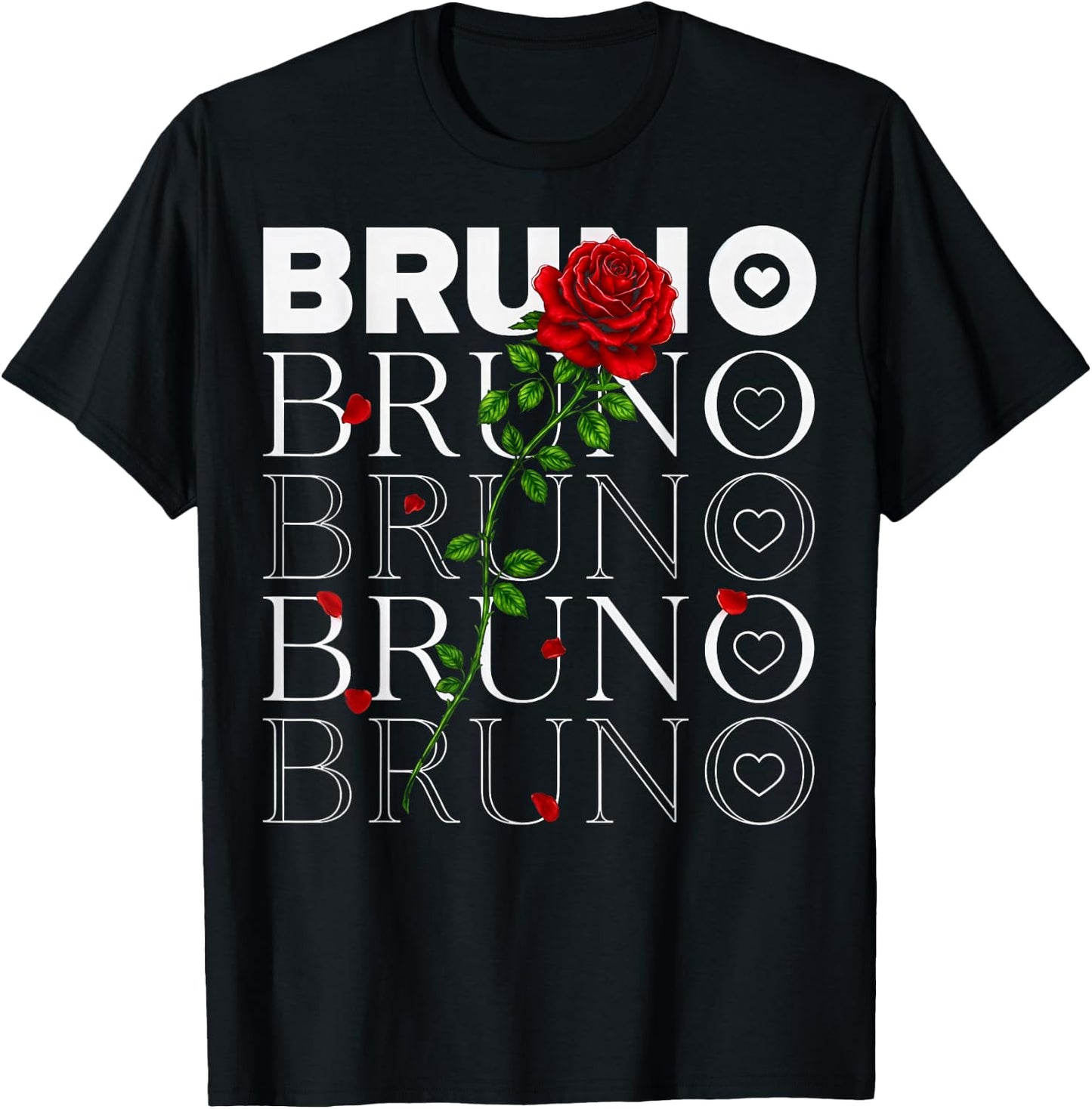 Vintage Bruno Name Classic Gifts Women Kids T-Shirt - T-Shirt | Black