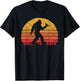 Funny Shaka Aloha Bigfoot Surfer Believe Dude! Graphic T-Shirt - T-Shirt | Black