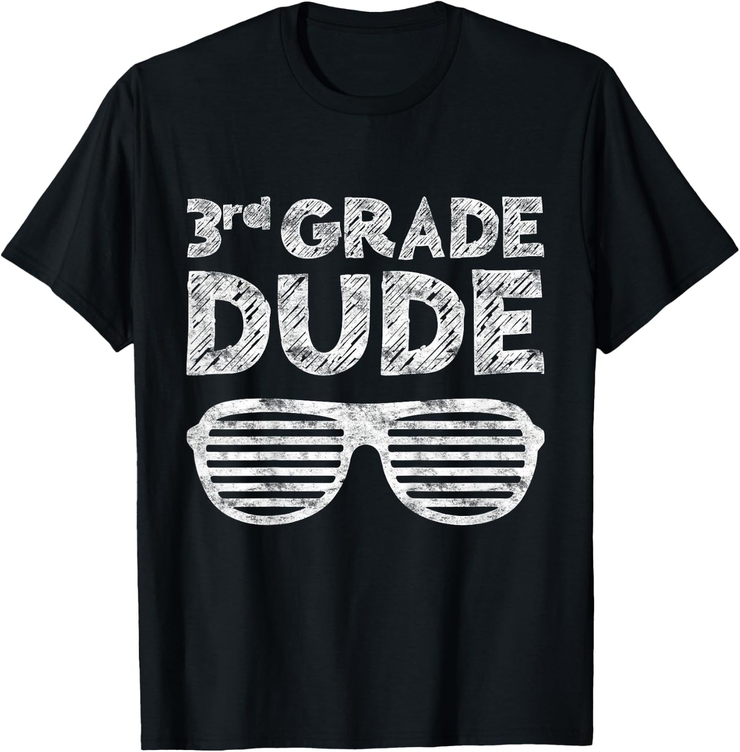 3rd Grade Dude Shirt Third Grade Boy Girl Back To School T-Shirt - T-Shirt | Black