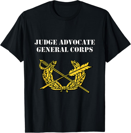 US Army Judge Advocate General Corps Shirt T-Shirt - T-Shirt | Black