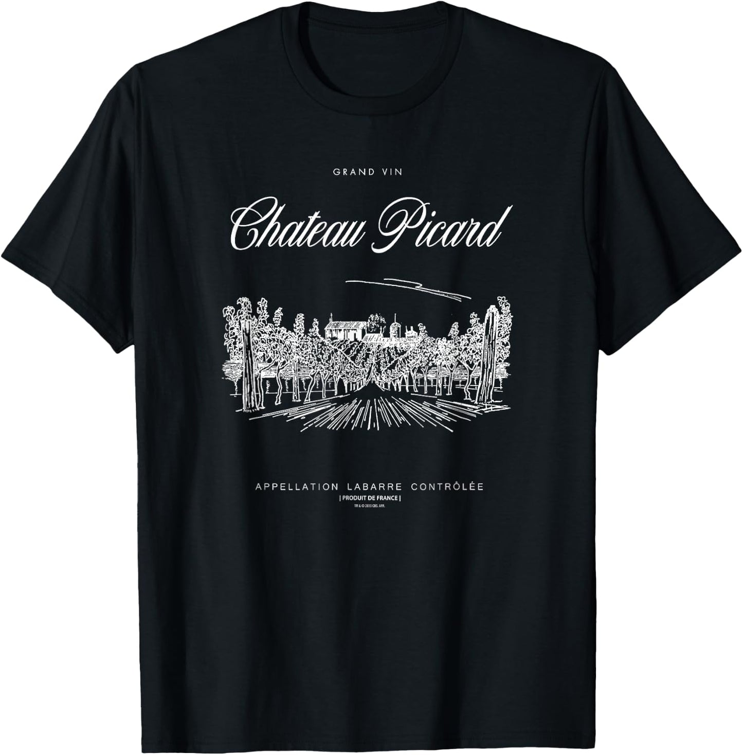 Star Trek: Picard Chateau Picard T-Shirt - T-Shirt | Black