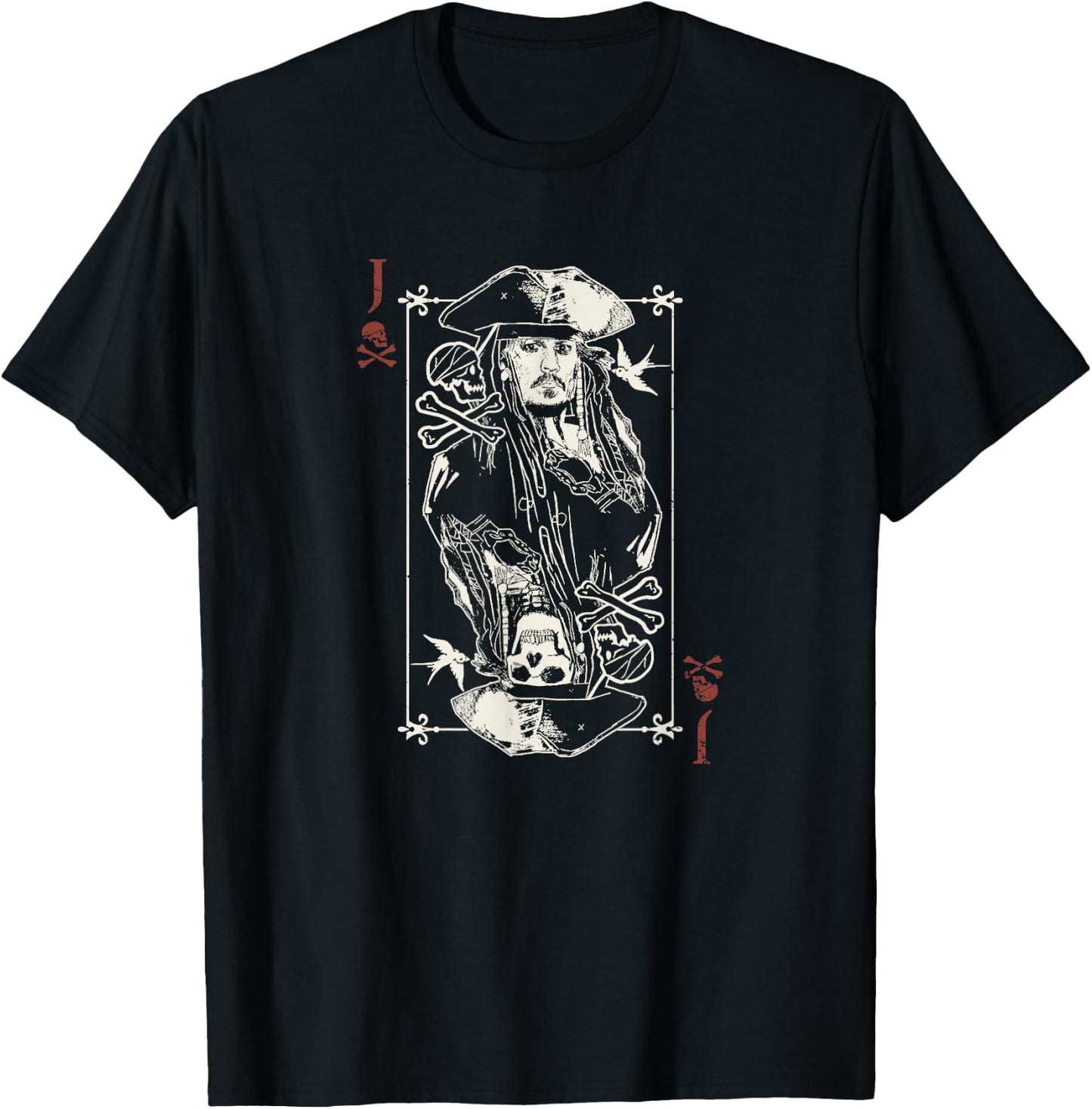 Pirates of The Caribbean - Jack Sparrow T-Shirt - T-Shirt | Black