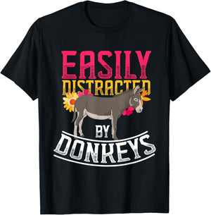 Funny Farm Animal Gift Donkey T-Shirt - T-Shirt | Black