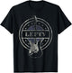 Vintage Left Handed Guitar Player Shirt Funny Gift Lefties T-Shirt - T-Shirt | Black