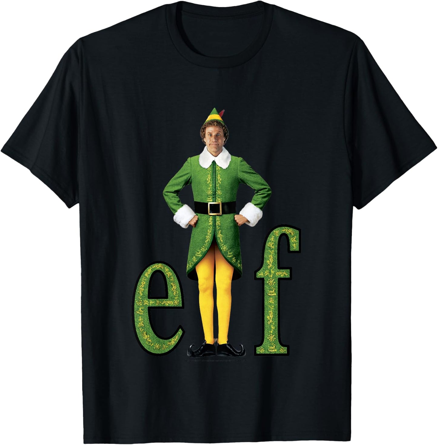 Kids Elf Buddy Classic Movie Logo T-Shirt - T-Shirt | Black