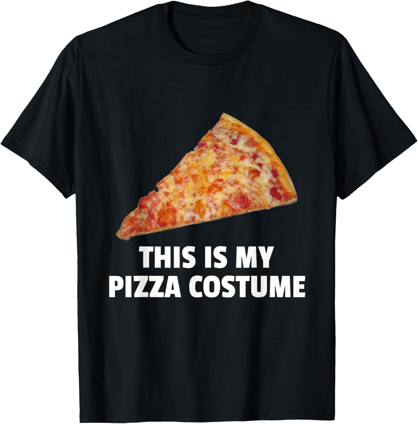 This is My Pizza Costume Halloween Pizza Costume T-Shirt - T-Shirt | Black