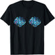 Mermaid Shell Shirt Mermaid Top Festival Birthday Party T-Shirt - T-Shirt | Black